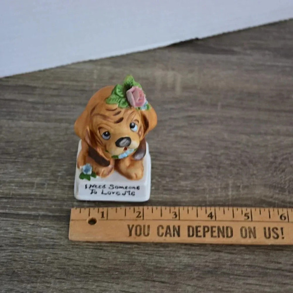 Vtg Sad  Puppy Figurine - Picture 5 of 6